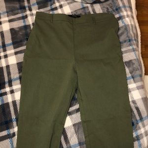 Green high waist leggings